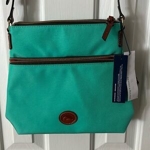 Dooney and Bourke mint color crossbody bag New!